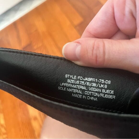 NIB French Connection Black Jasper Lace-up Over The Knee Boots Size 7.5 - Picture 10 of 10